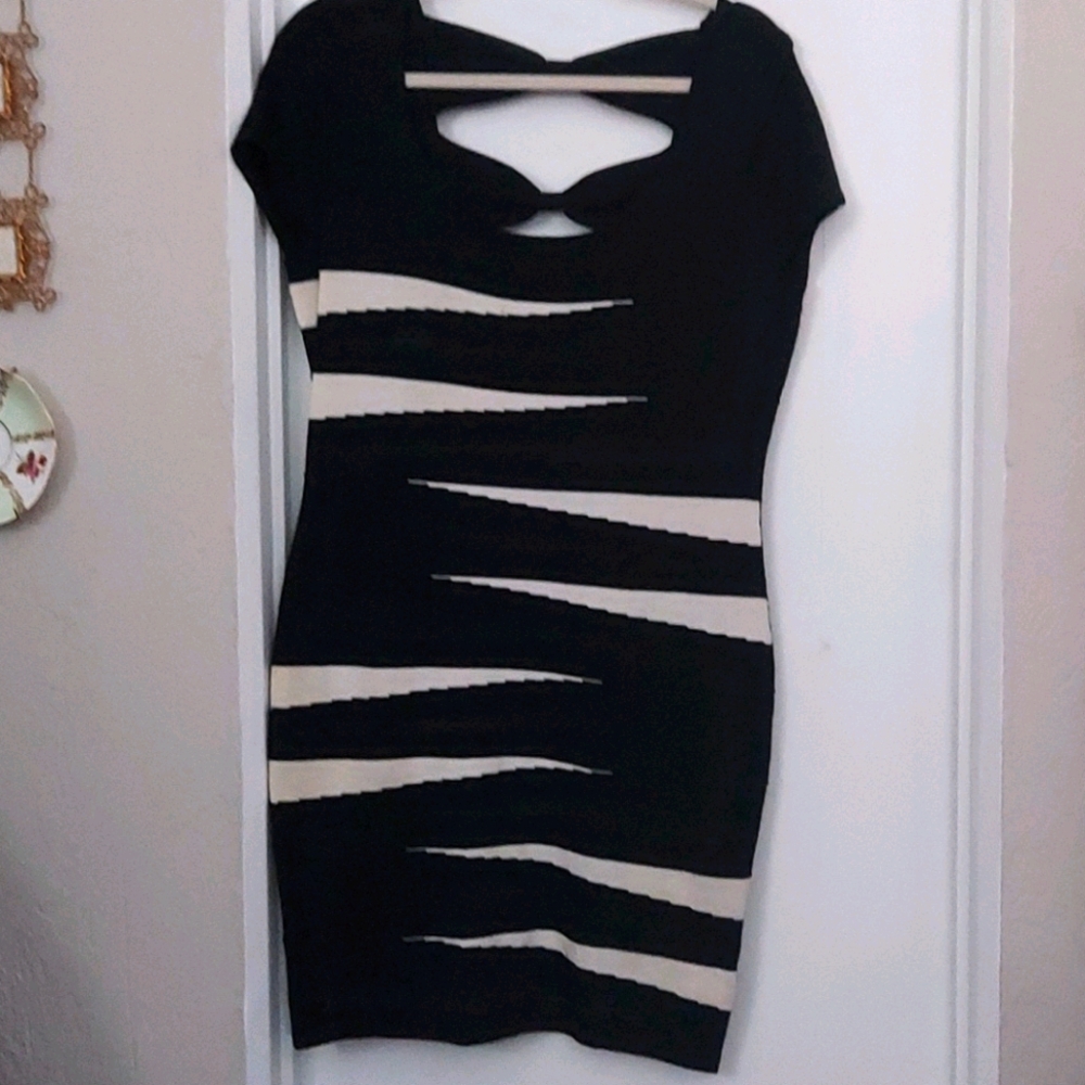 Sweater Dress with cute back!